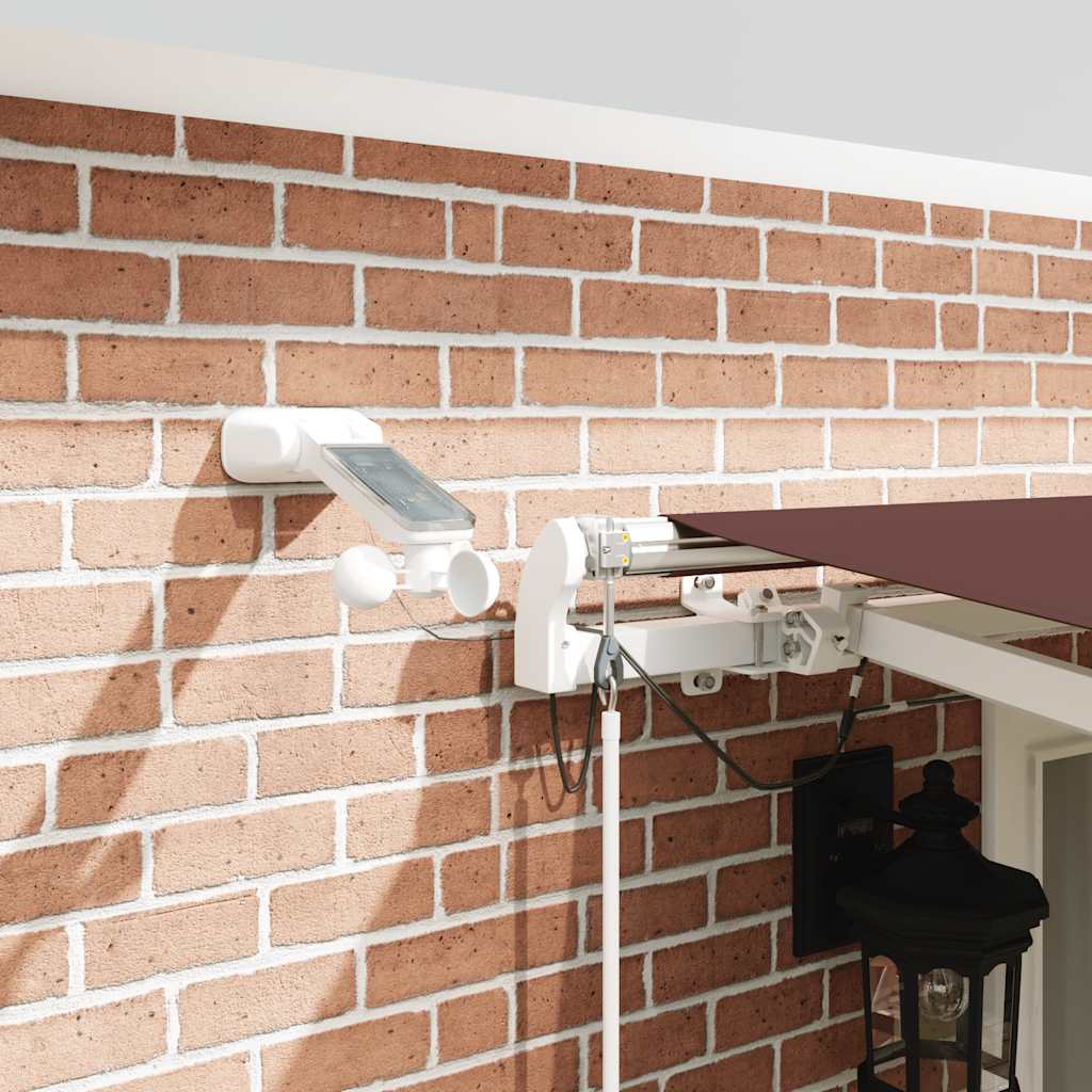 Tenda na automatsko uvlačenje s LED smeđa 500x300 cm