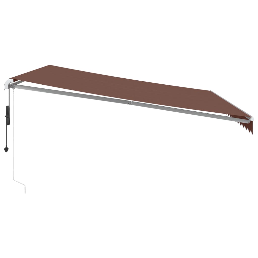 Tenda na automatsko uvlačenje smeđa 450 x 350 cm