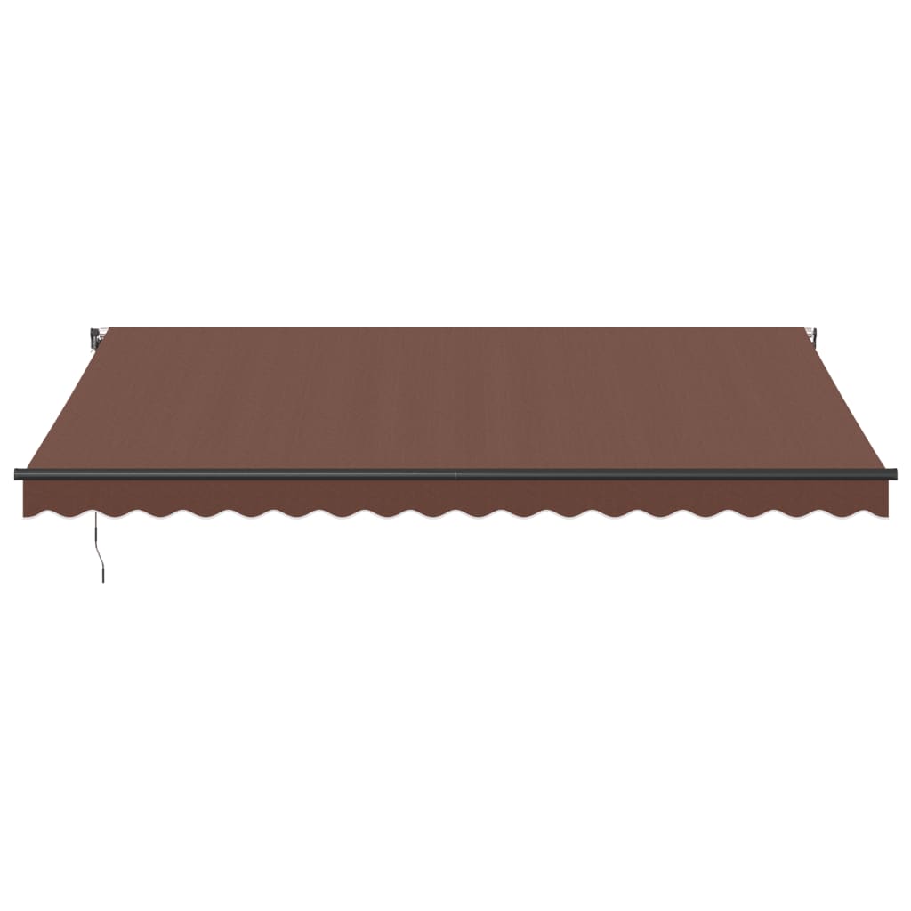 Tenda na automatsko uvlačenje smeđa 450 x 350 cm