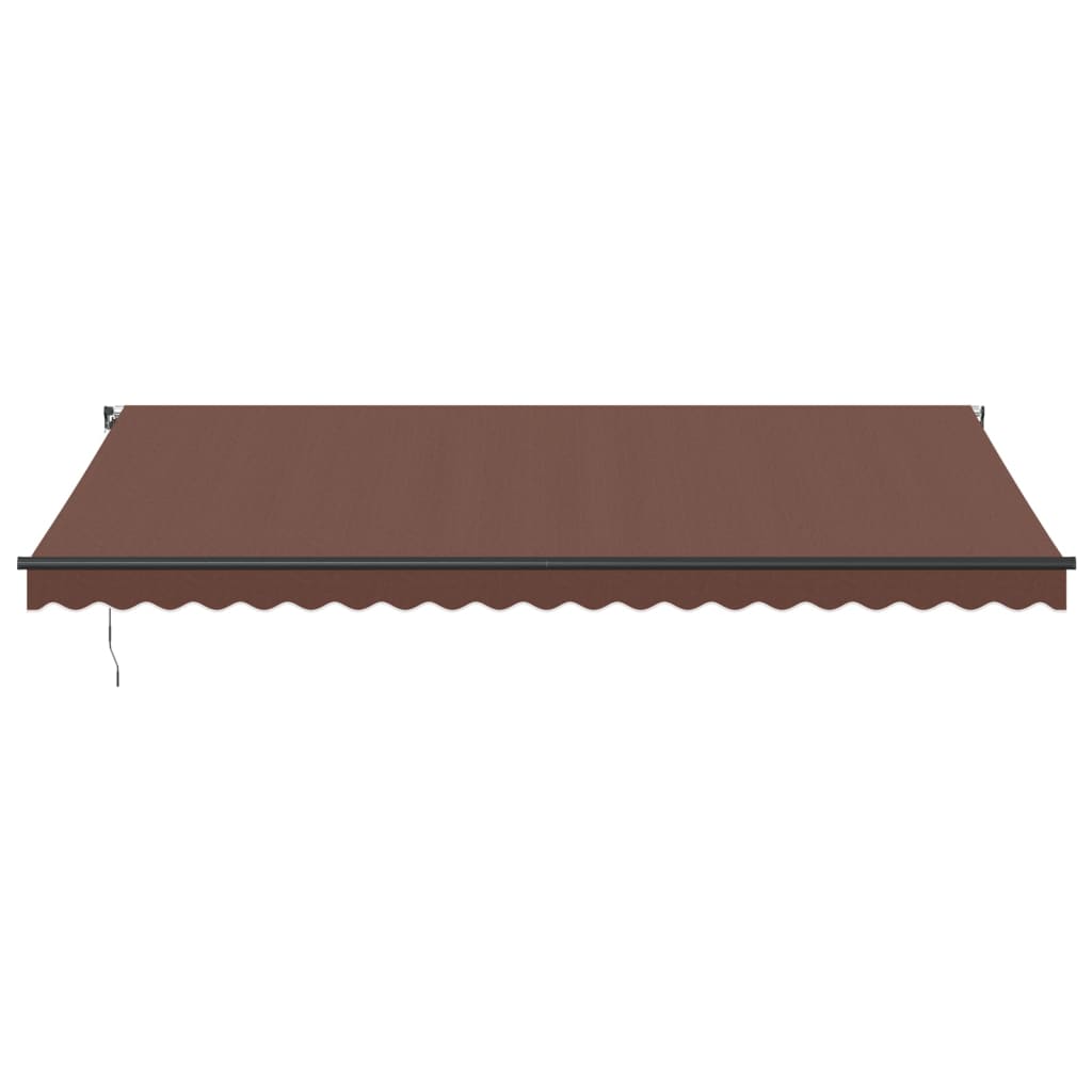 Tenda na ručno uvlačenje smeđa 500 x 350 cm