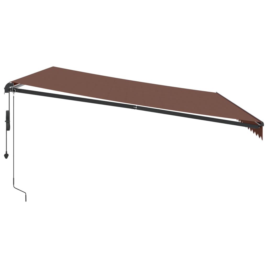 Tenda na automatsko uvlačenje smeđa 500x350 cm