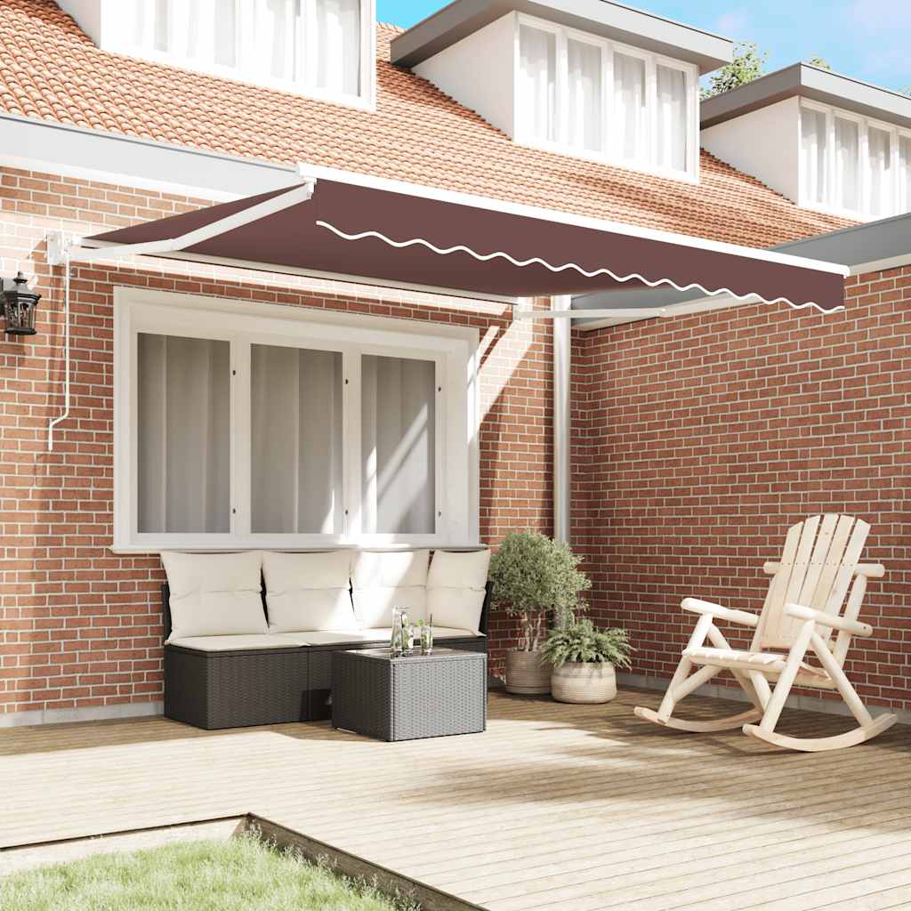 Tenda na automatsko uvlačenje smeđa 300 x 250 cm