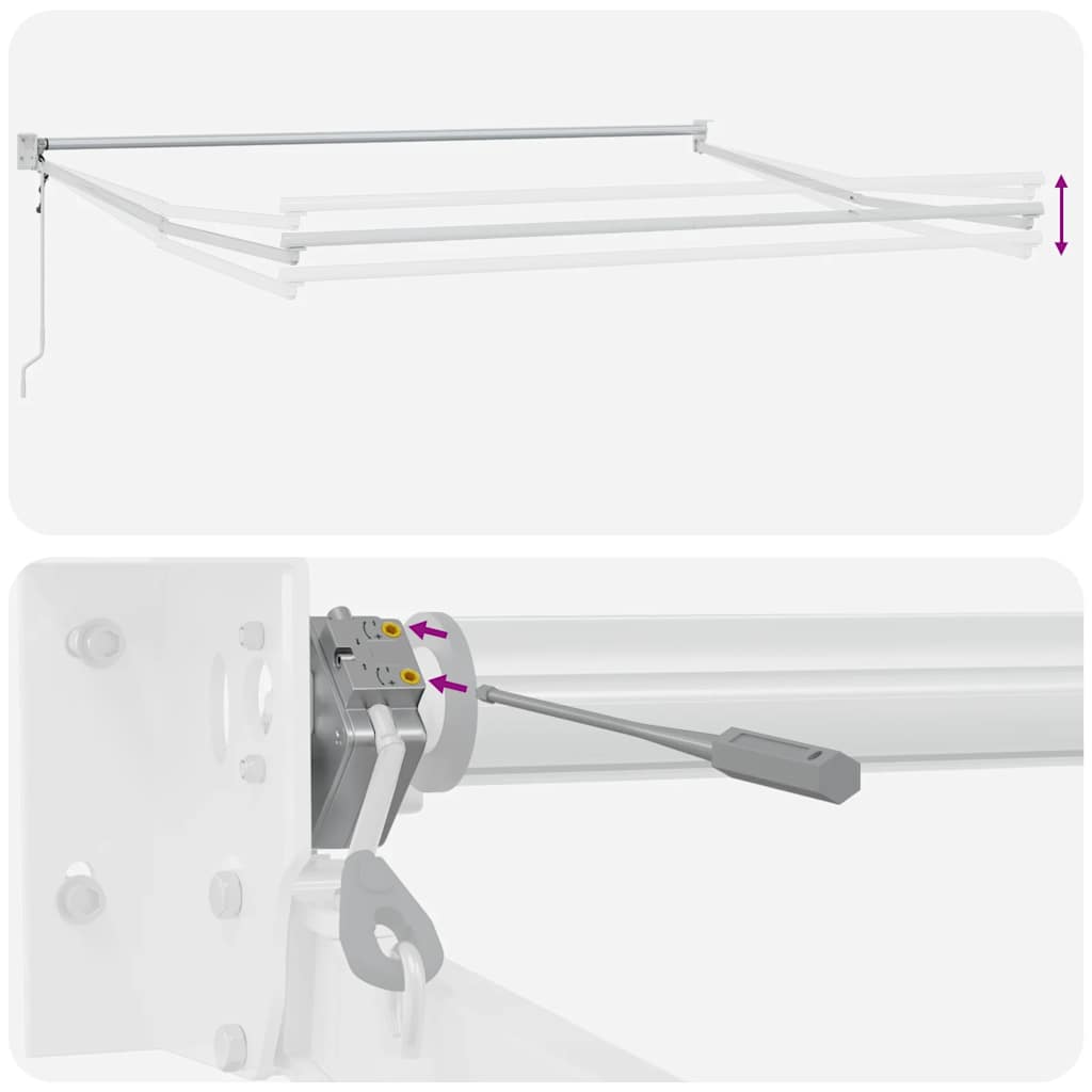 Tenda na automatsko uvlačenje smeđa 300 x 250 cm