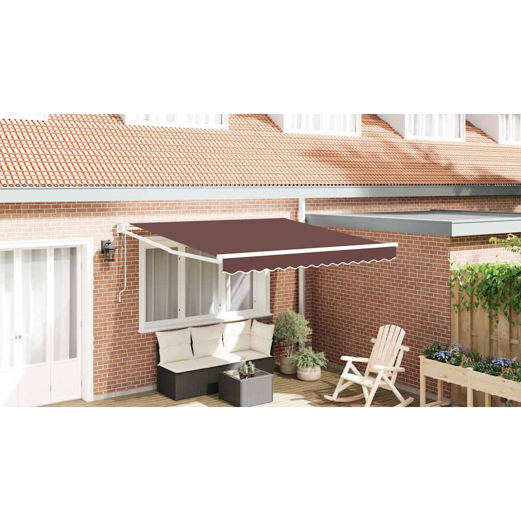 Tenda na automatsko uvlačenje smeđa 300 x 250 cm