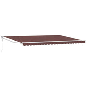 Tenda na automatsko uvlačenje smeđa 500 x 300 cm
