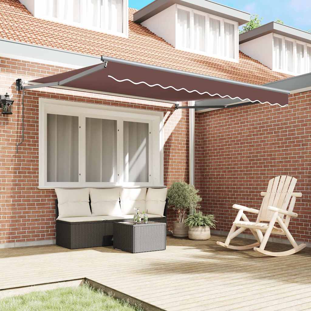 Tenda na automatsko uvlačenje smeđa 300 x 250 cm