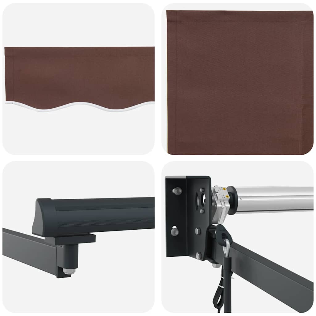Tenda na automatsko uvlačenje smeđa 300 x 250 cm