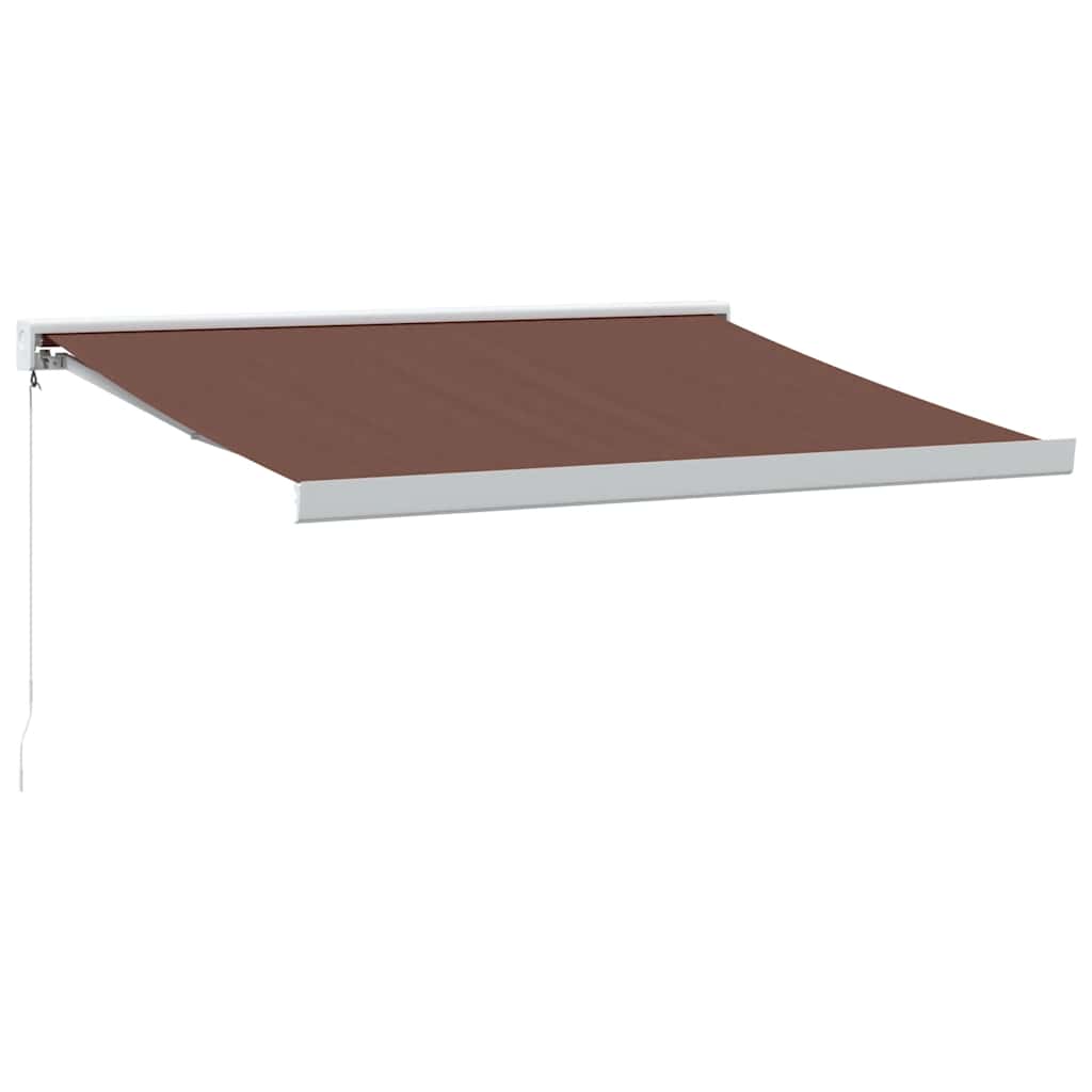 Tenda na ručno uvlačenje smeđa 350 x 250 cm