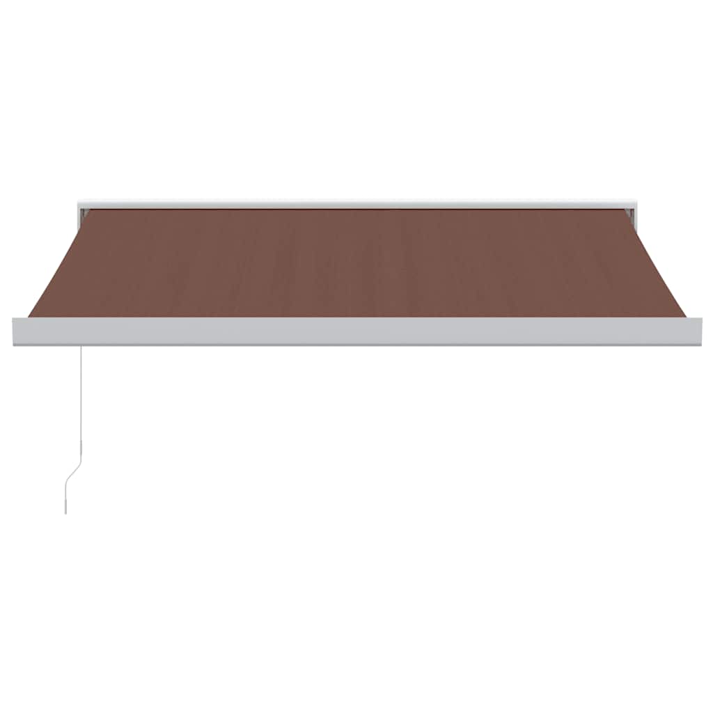 Tenda na ručno uvlačenje smeđa 350 x 250 cm