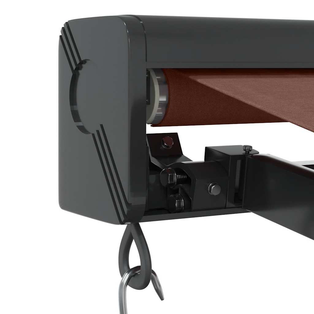 Tenda na ručno uvlačenje smeđa 350 x 250 cm