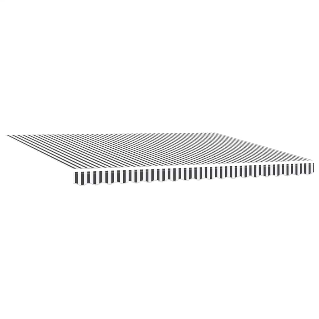 Tenda na automatsko uvlačenje LED antracit i bijela 450x300 cm