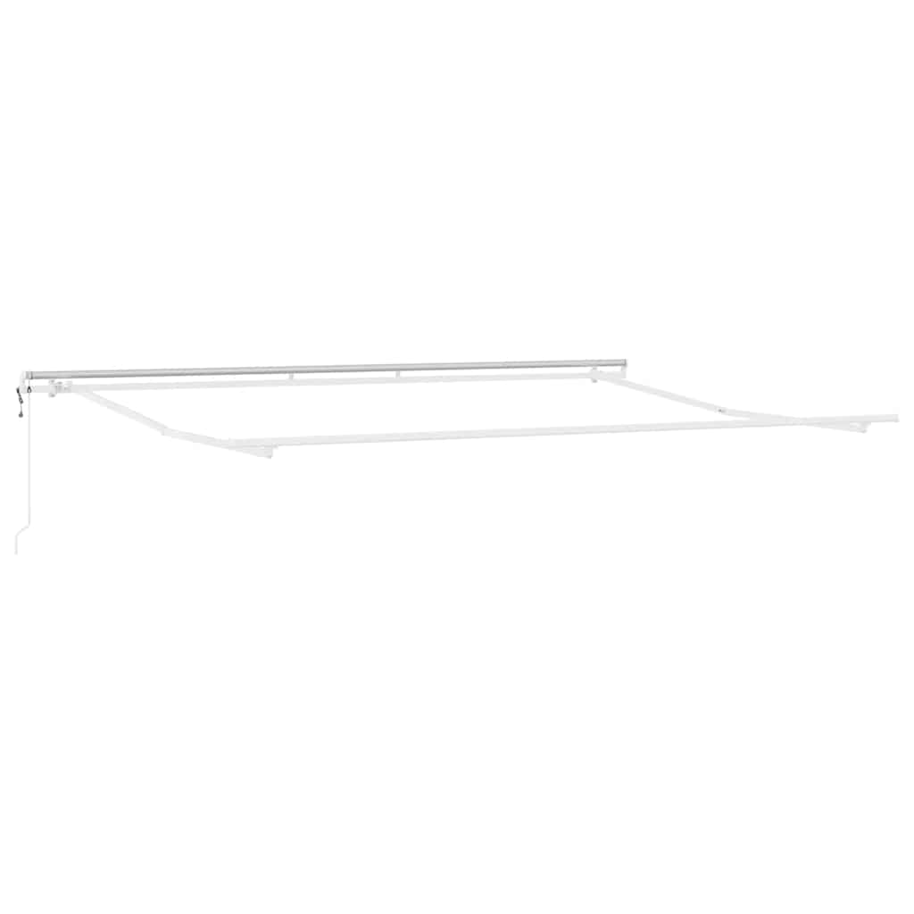 Tenda na automatsko uvlačenje antracit i bijela 400 x 300 cm