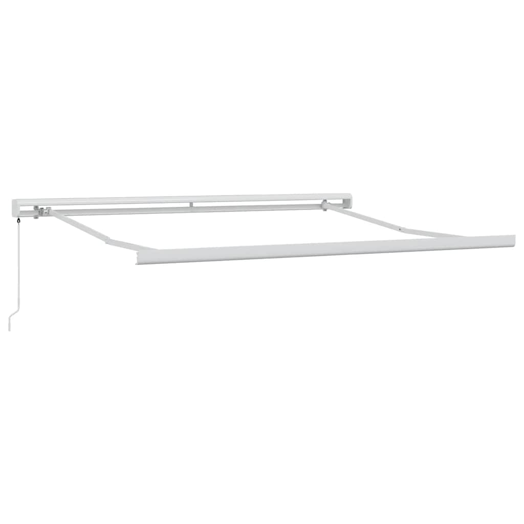 Tenda na uvlačenje antracit i bijela 3x2,5 m tkanina i aluminij