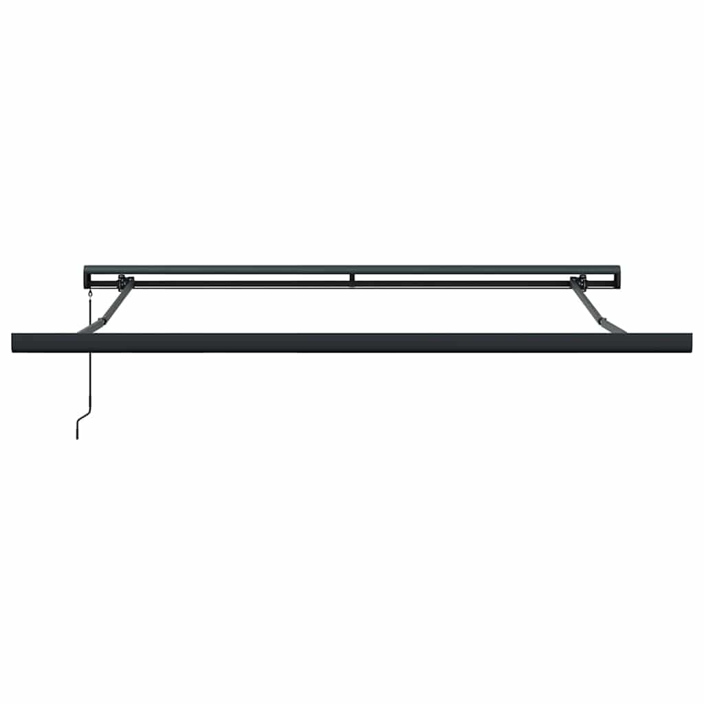 Tenda na uvlačenje antracit i bijela 3x2,5 m tkanina i aluminij