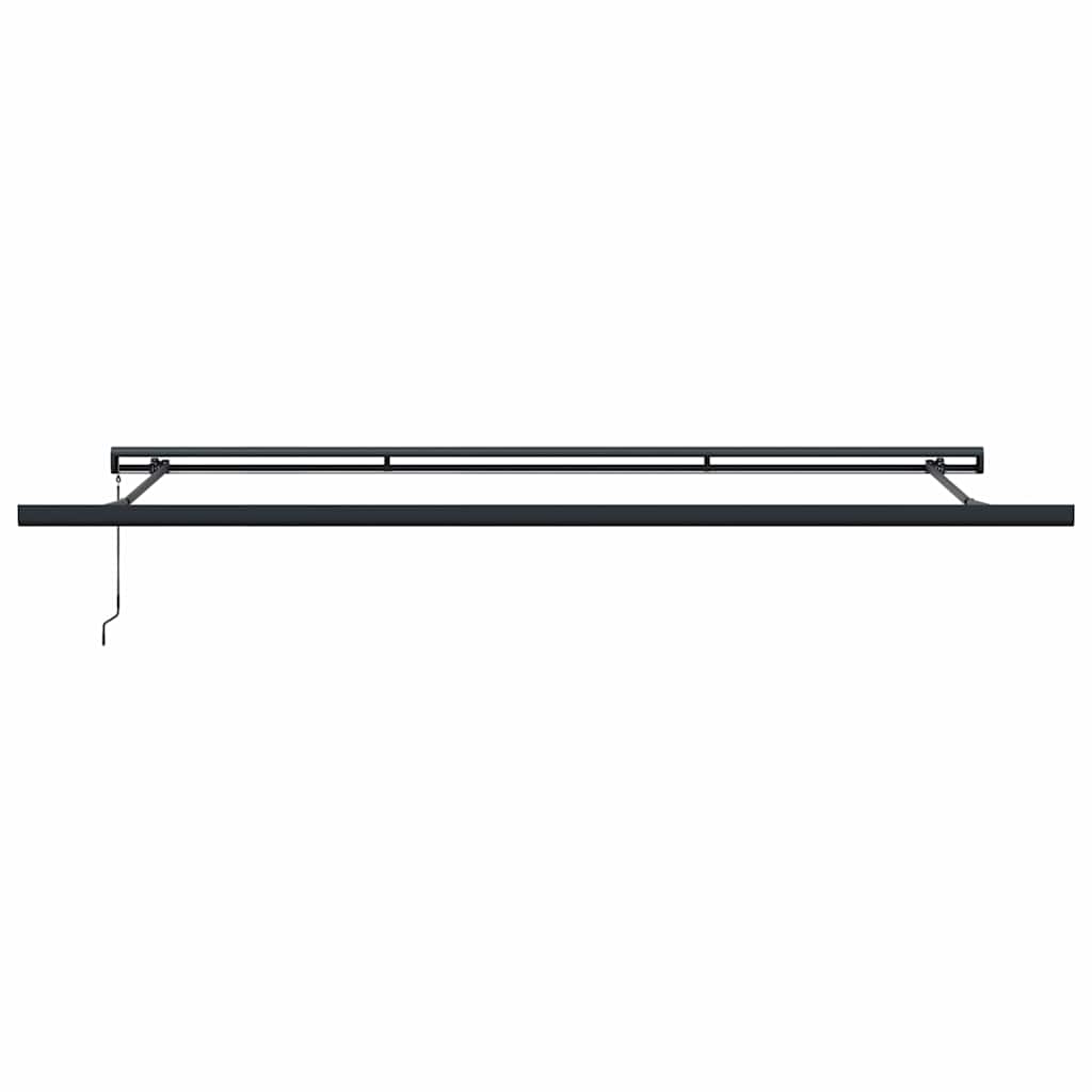 Tenda na uvlačenje antracit-bijela 4,5x3 m tkanina i aluminij