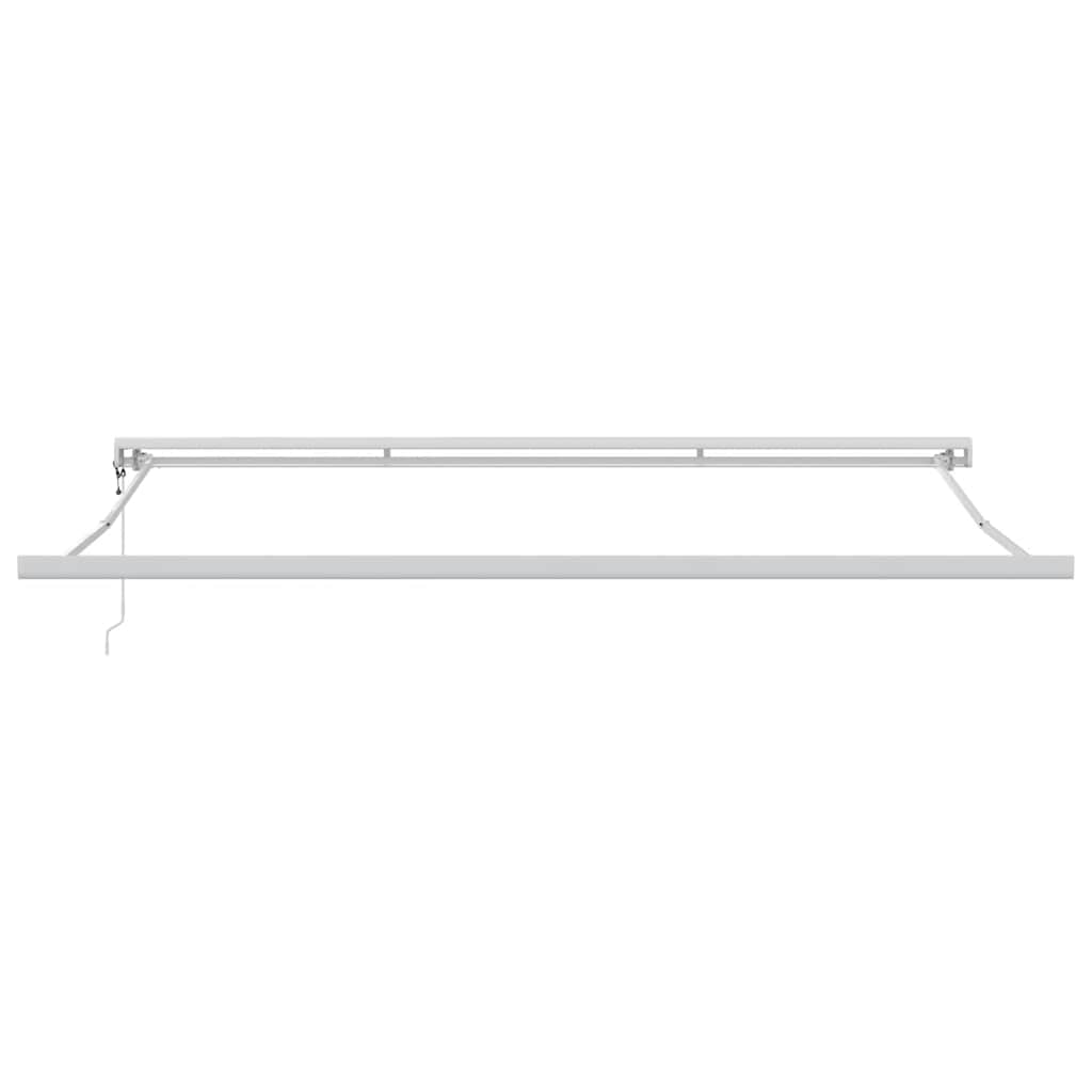 Tenda na uvlačenje antracit-bijela 4,5x3 m tkanina i aluminij