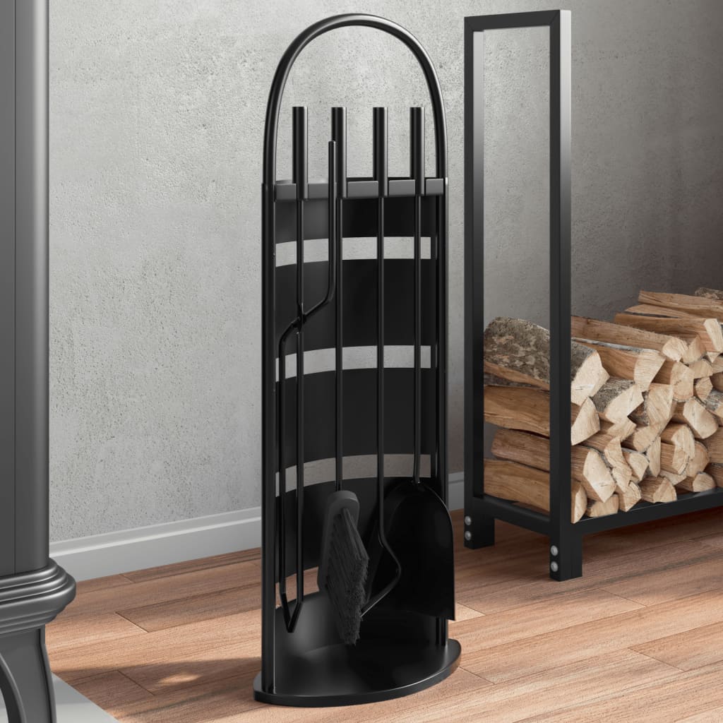 Set alata za kamin od 5 dijelova 23x15x66 cm čelik