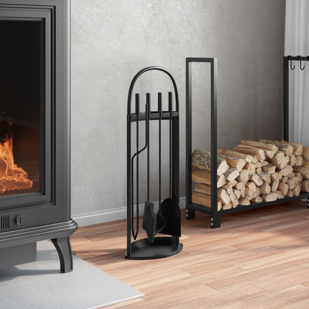 Set alata za kamin od 5 dijelova 23x15x66 cm čelik