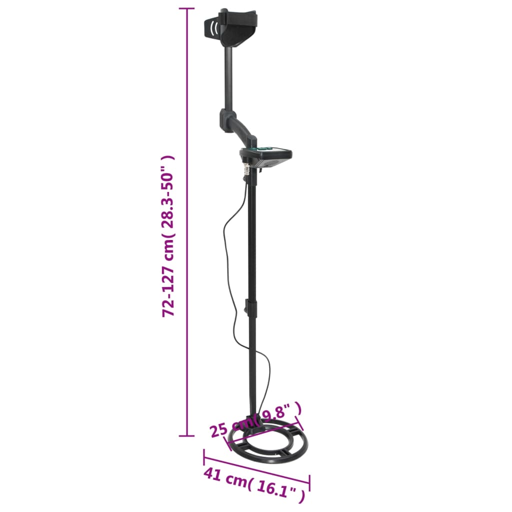 Detektor metala s dubinom pretraživanja 24 cm i LCD zaslonom