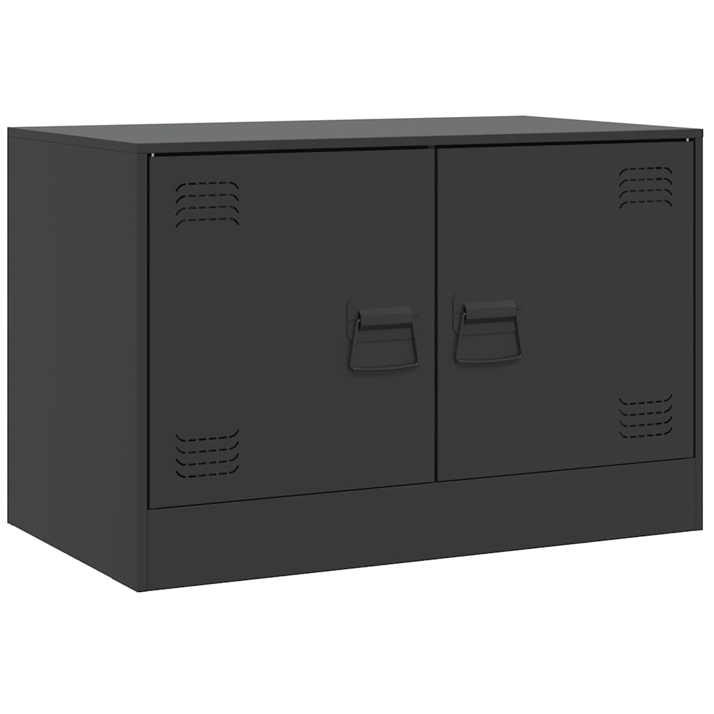 TV ormarići 2 kom crni 67 x 39 x 44 cm čelični