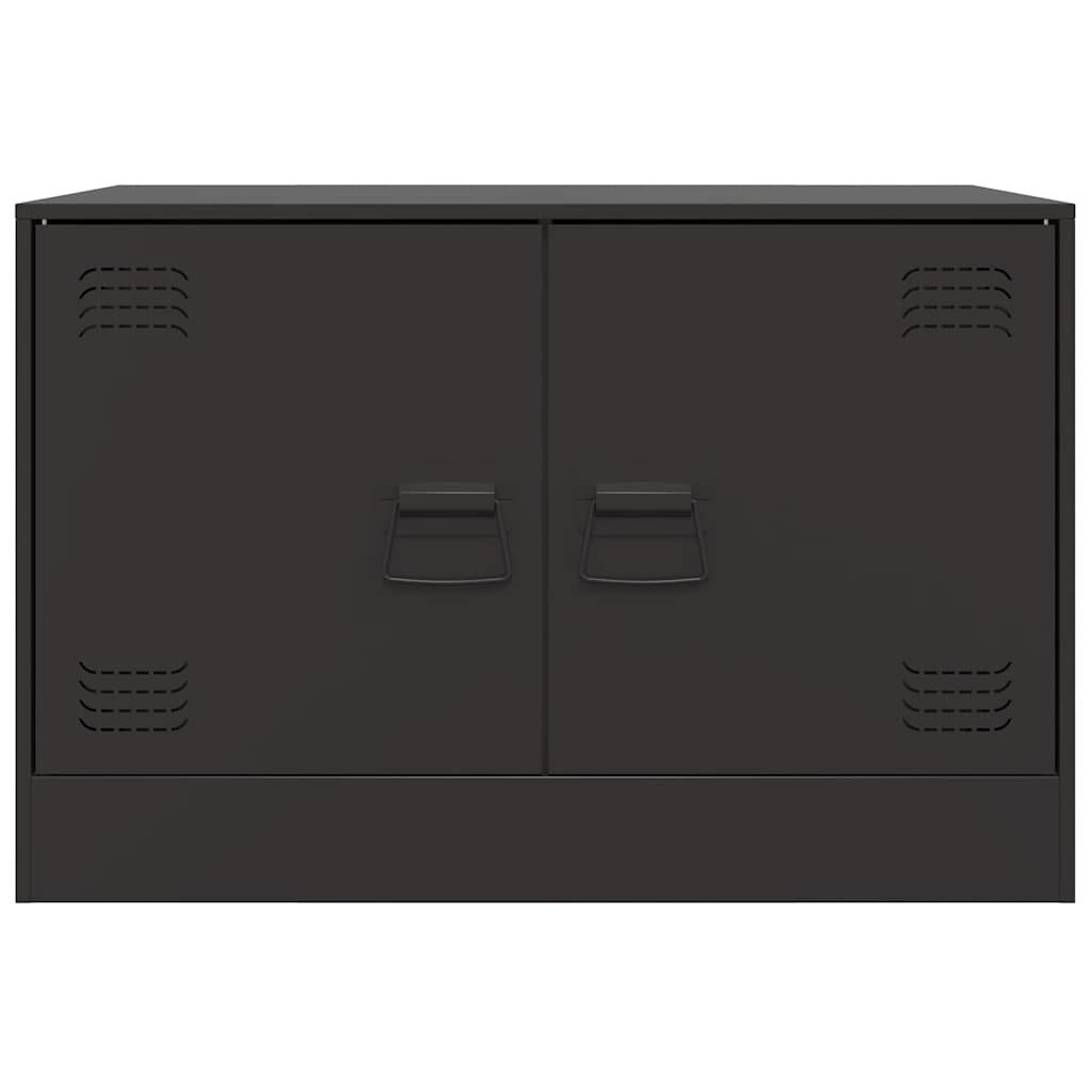 TV ormarići 2 kom crni 67 x 39 x 44 cm čelični