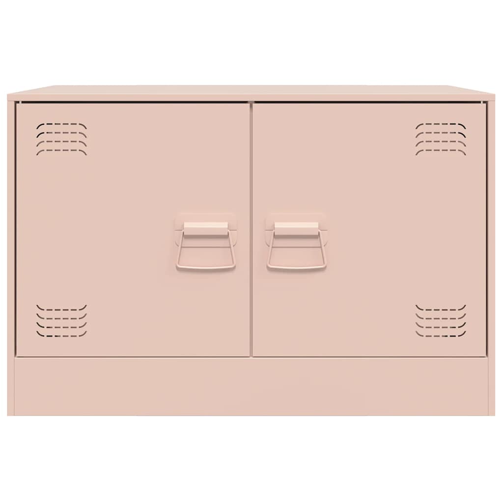 TV ormarići 2 kom ružičasti 67 x 39 x 44 cm čelični