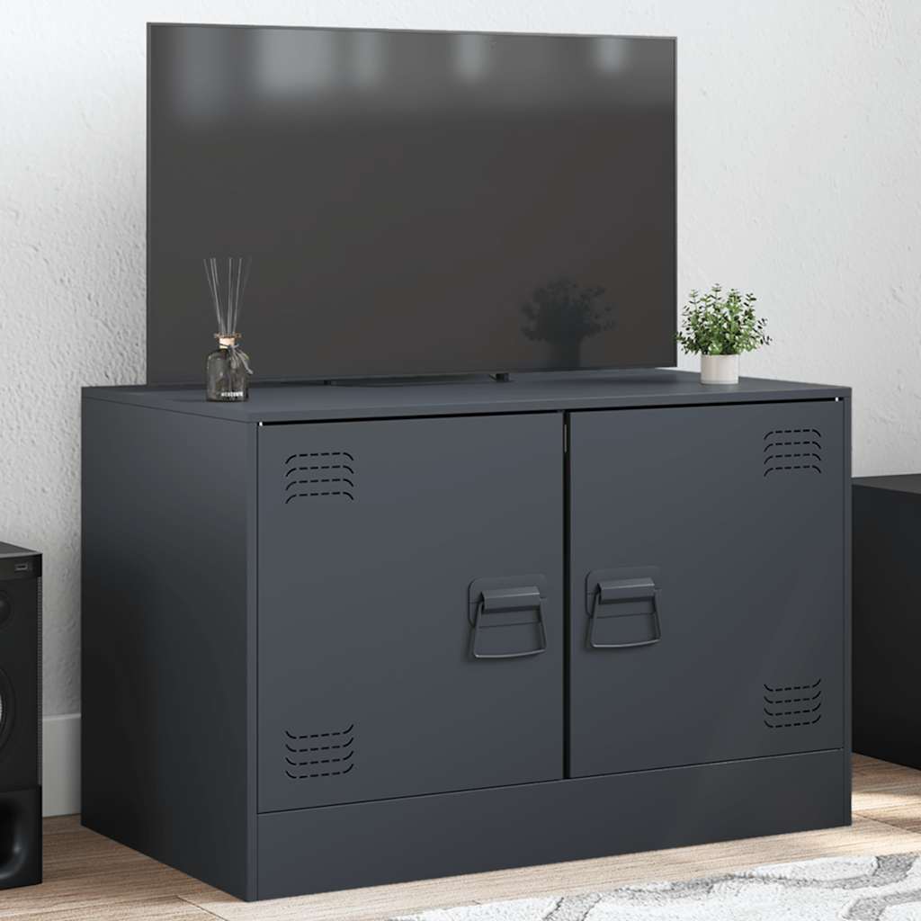 TV ormarić antracit 67 x 39 x 44 cm čelični