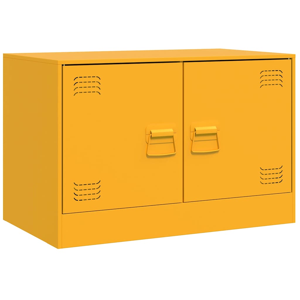 TV ormarić boja senfa 67 x 39 x 44 cm čelični