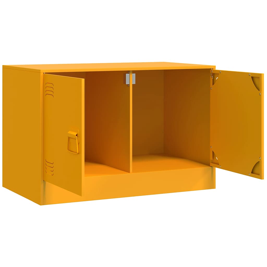 TV ormarić boja senfa 67 x 39 x 44 cm čelični