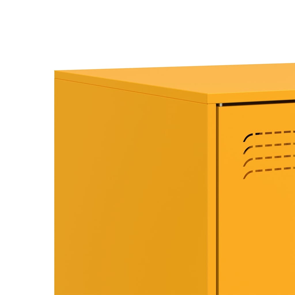 TV ormarići 2 kom boja senfa 67 x 39 x 44 cm čelični