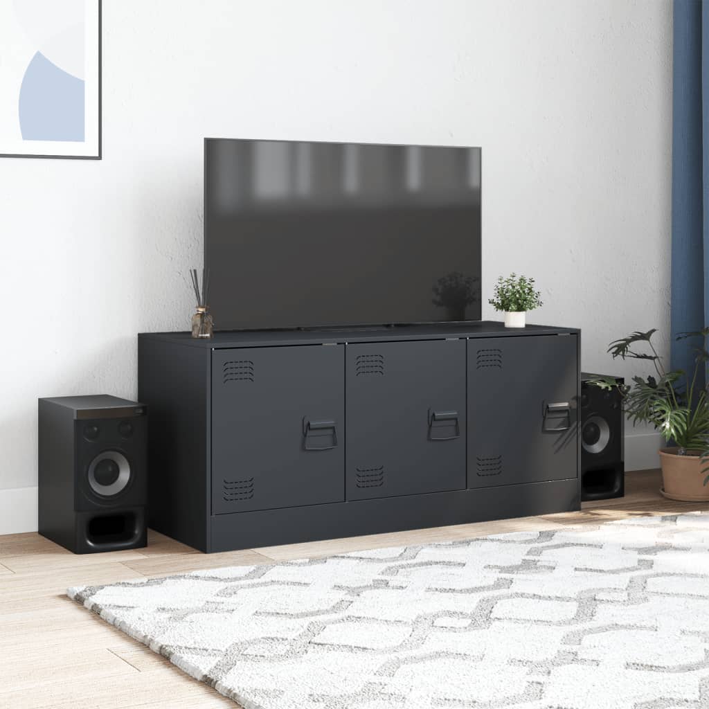 TV ormarić antracit 99 x 39 x 44 cm čelični