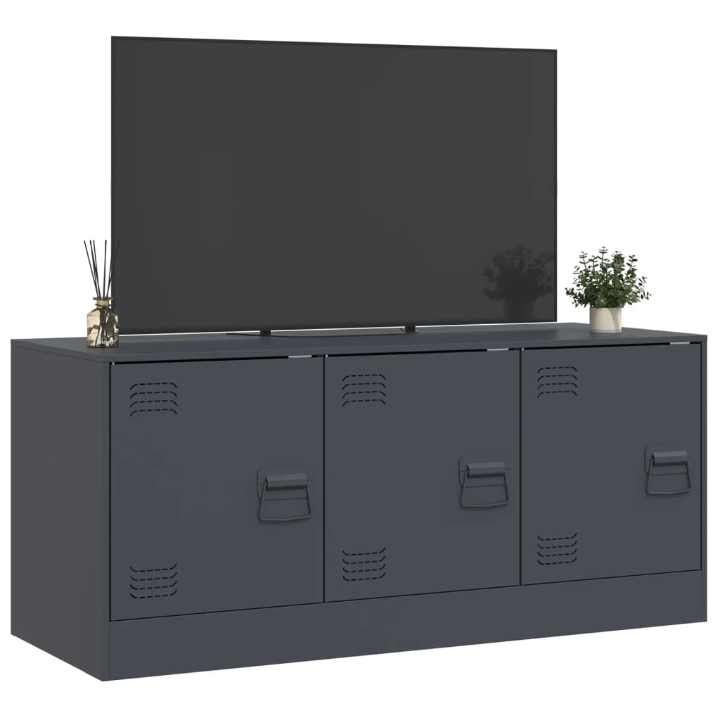 TV ormarić antracit 99 x 39 x 44 cm čelični