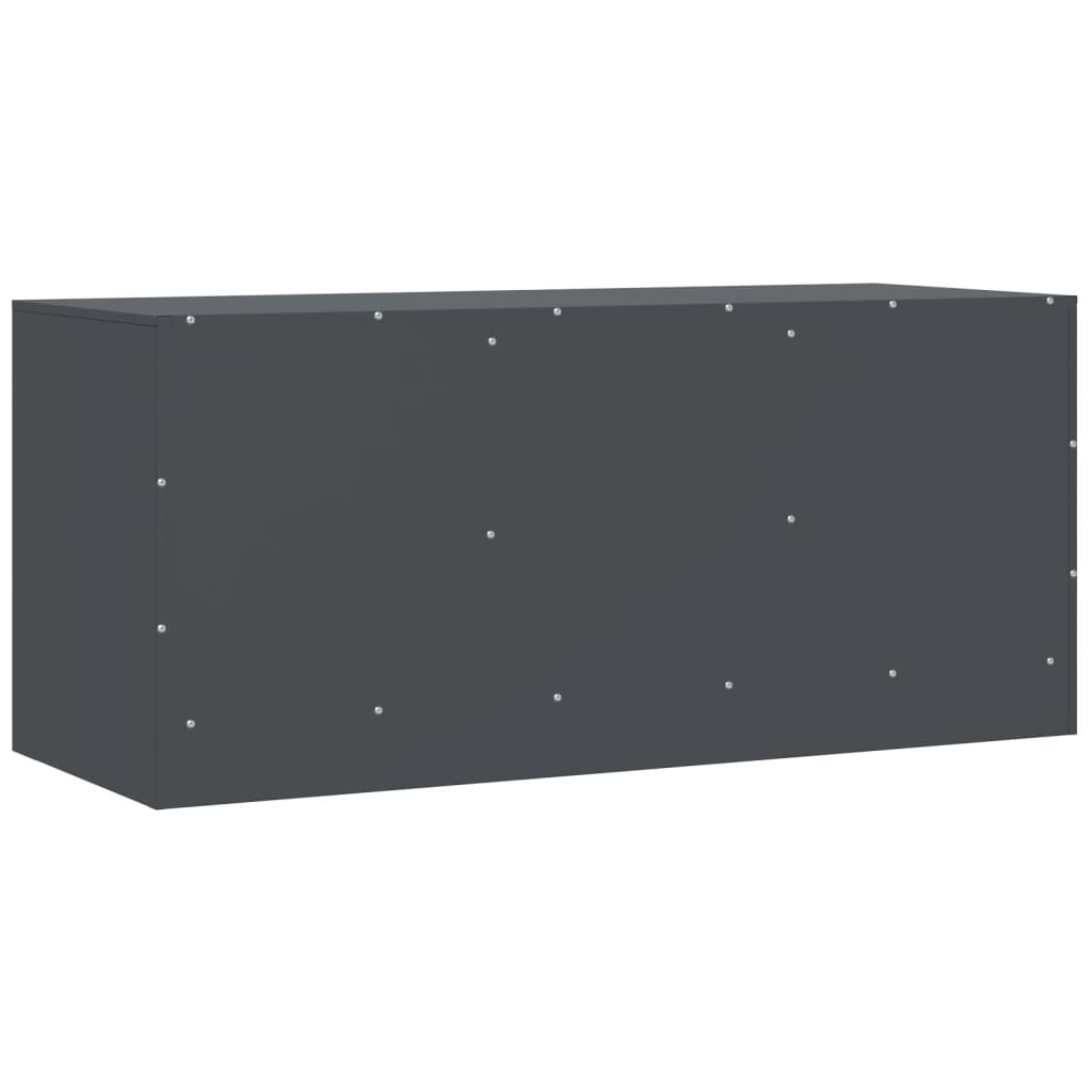 TV ormarić antracit 99 x 39 x 44 cm čelični