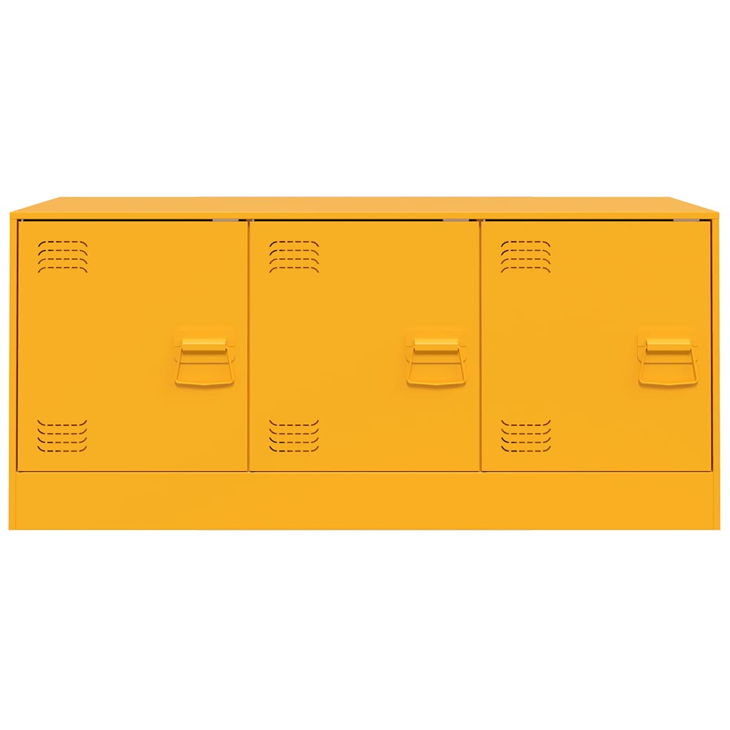 TV ormarić boja senfa 99 x 39 x 44 cm čelični