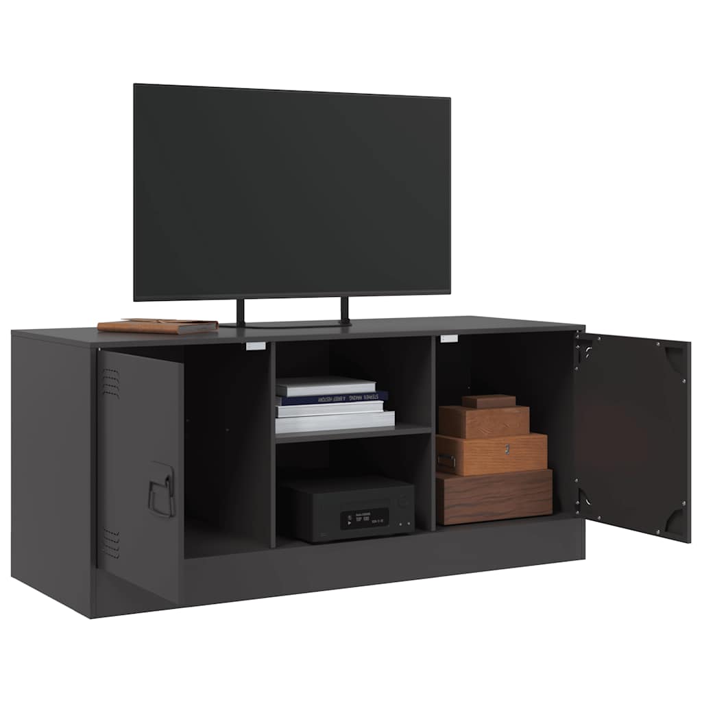 TV ormarić crni 99 x 39 x 44 cm čelični