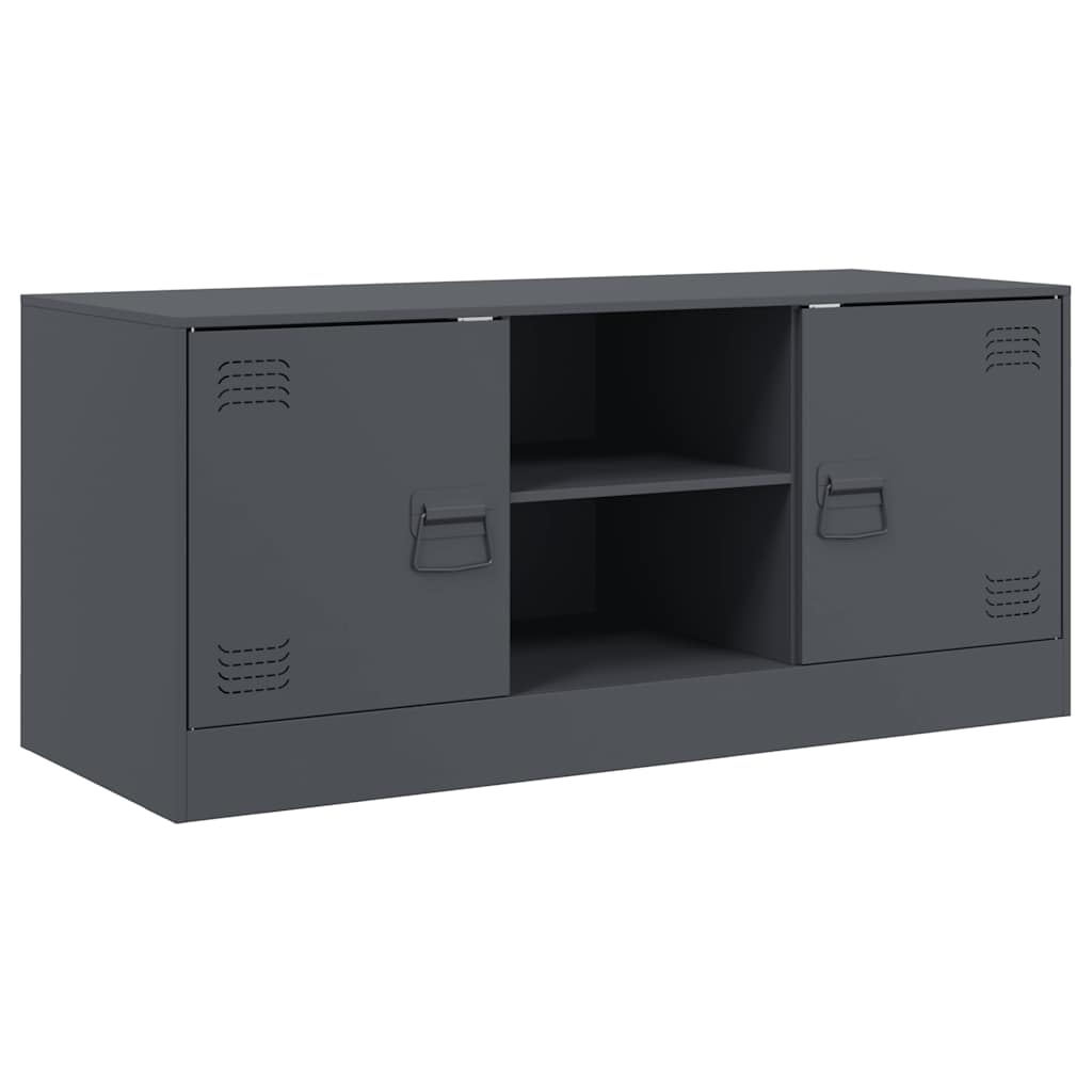 TV ormarić antracit 99 x 39 x 44 cm čelični