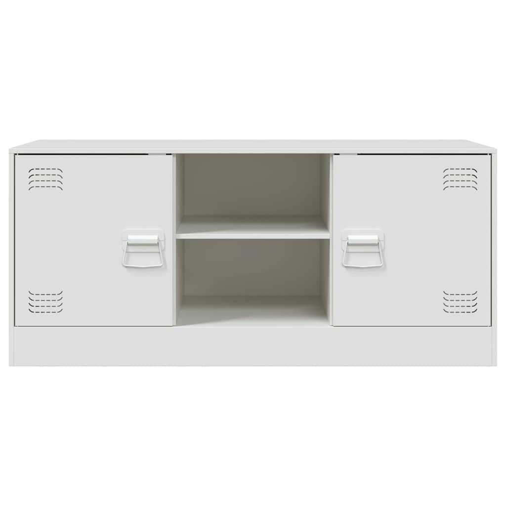 TV ormarić bijeli 99 x 39 x 44 cm čelični