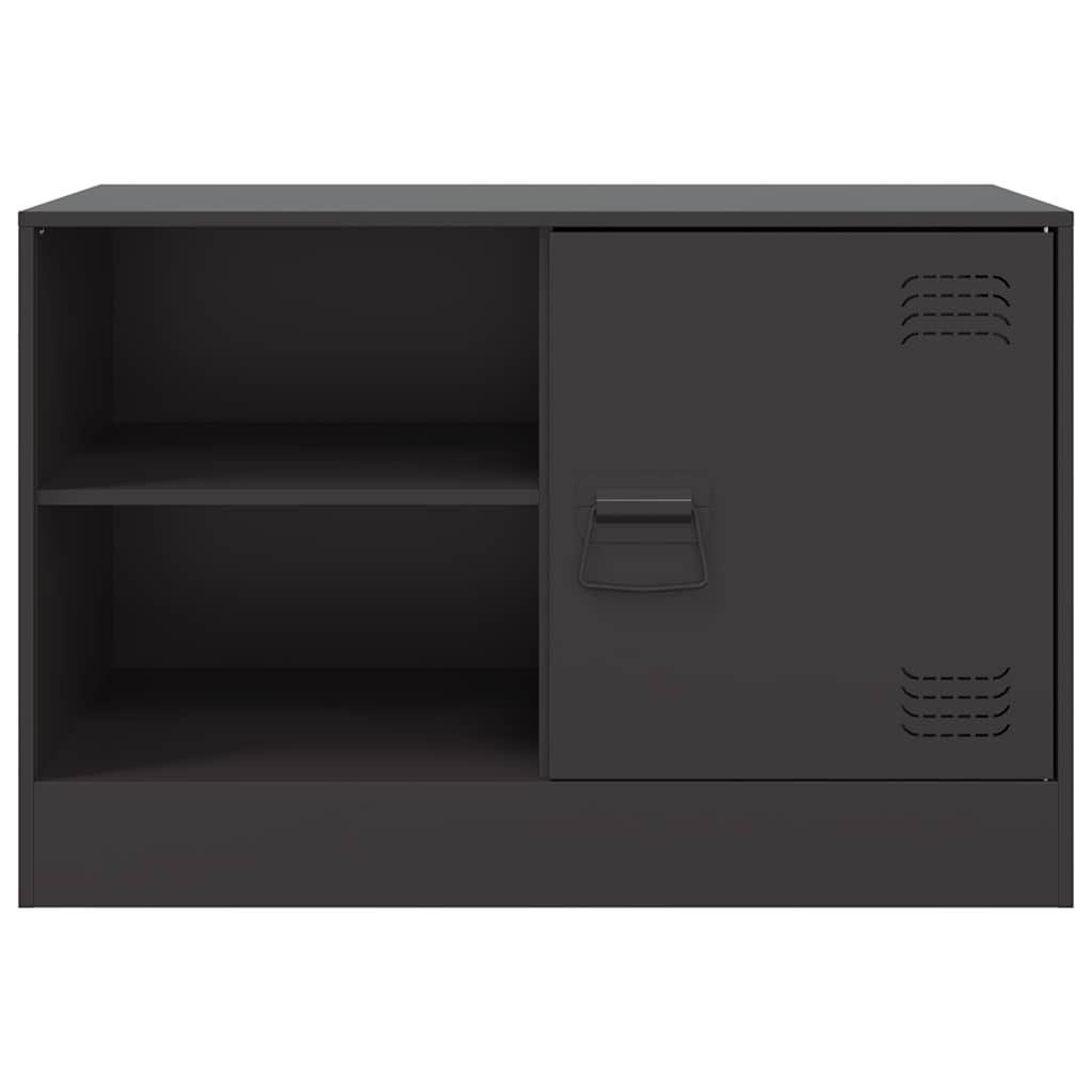 TV ormarić crni 67 x 39 x 44 cm čelični