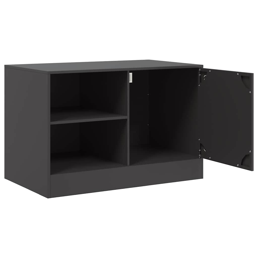 TV ormarić crni 67 x 39 x 44 cm čelični