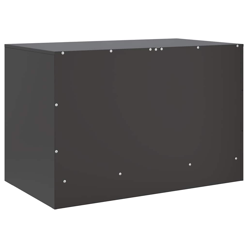 TV ormarić crni 67 x 39 x 44 cm čelični
