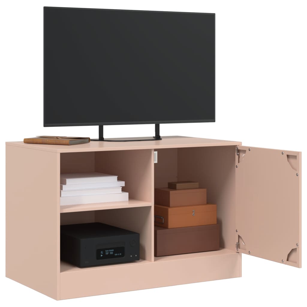 TV ormarići 2 kom ružičasti 67 x 39 x 44 cm čelični