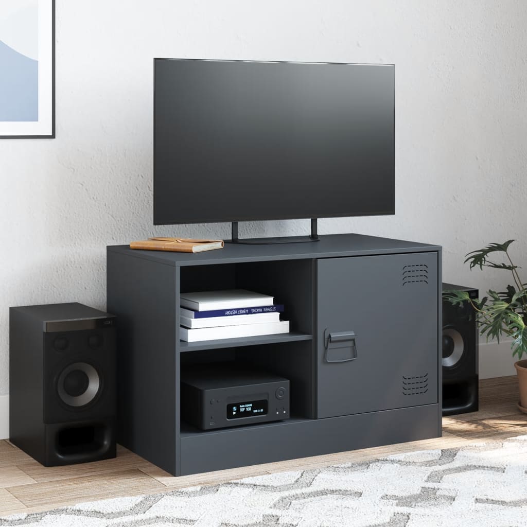 TV ormarić antracit 67 x 39 x 44 cm čelični