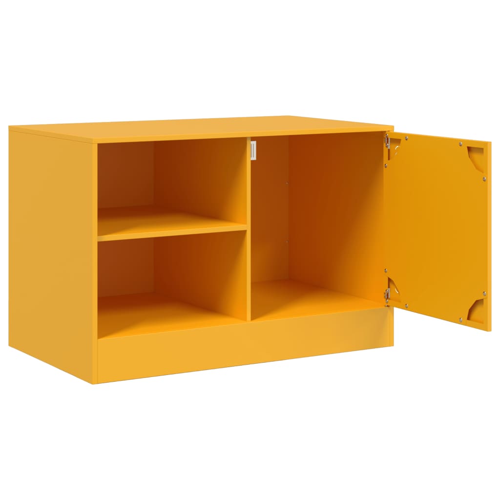TV ormarić boja senfa 67 x 39 x 44 cm čelični