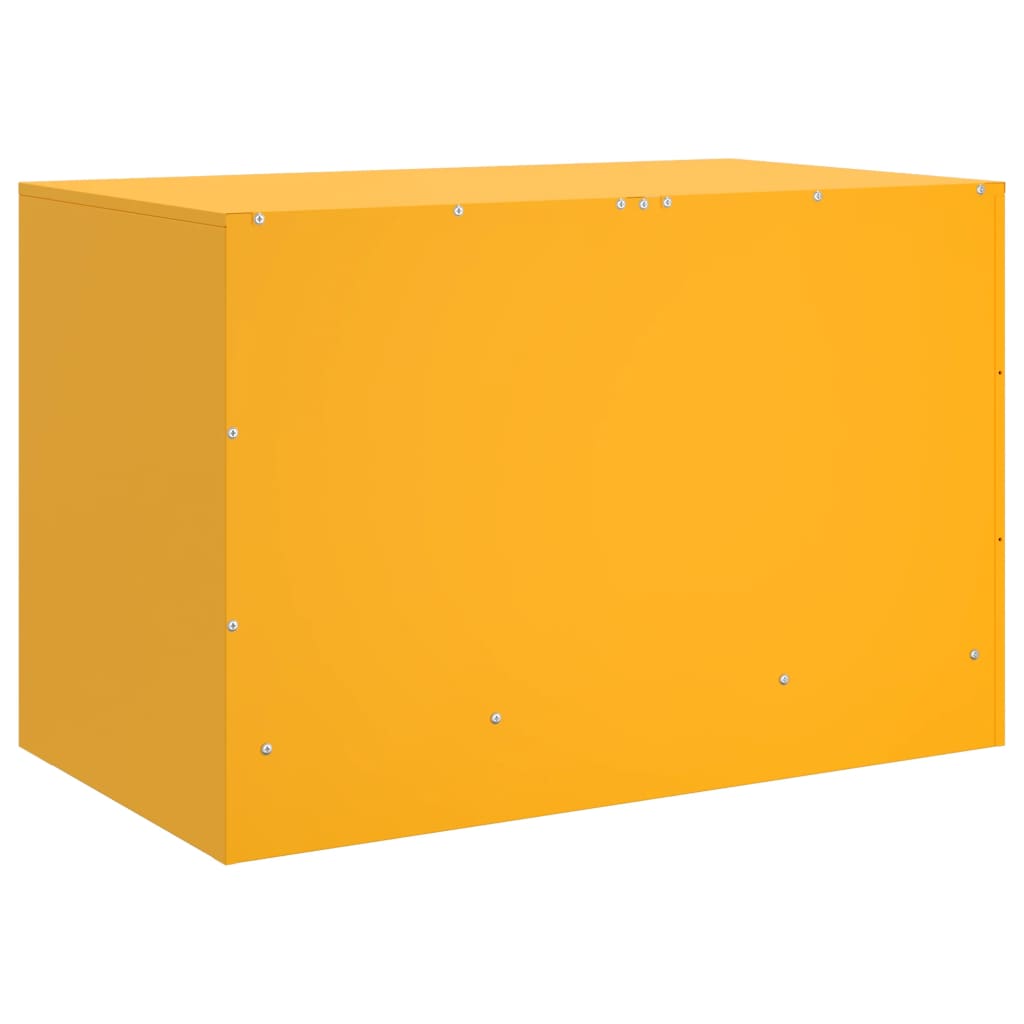 TV ormarić boja senfa 67 x 39 x 44 cm čelični