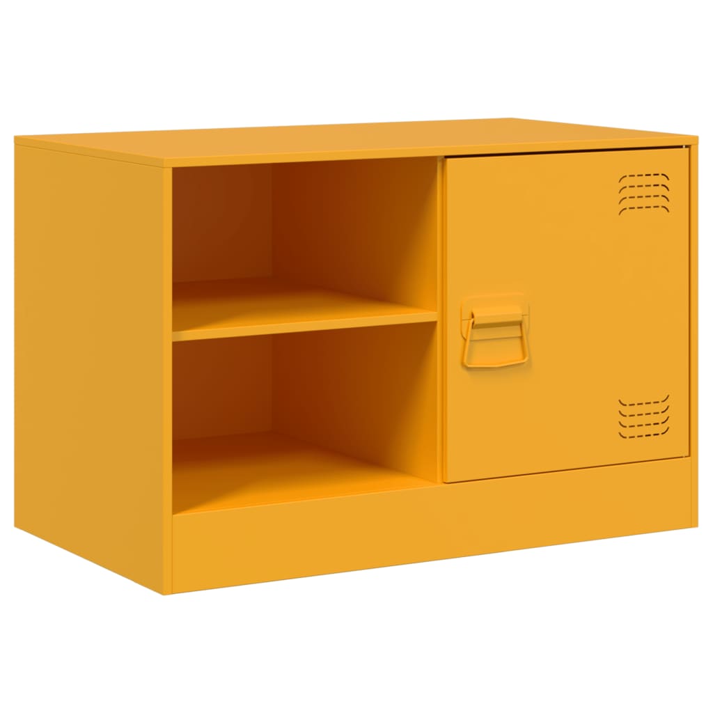 TV ormarići 2 kom boja senfa 67 x 39 x 44 cm čelični