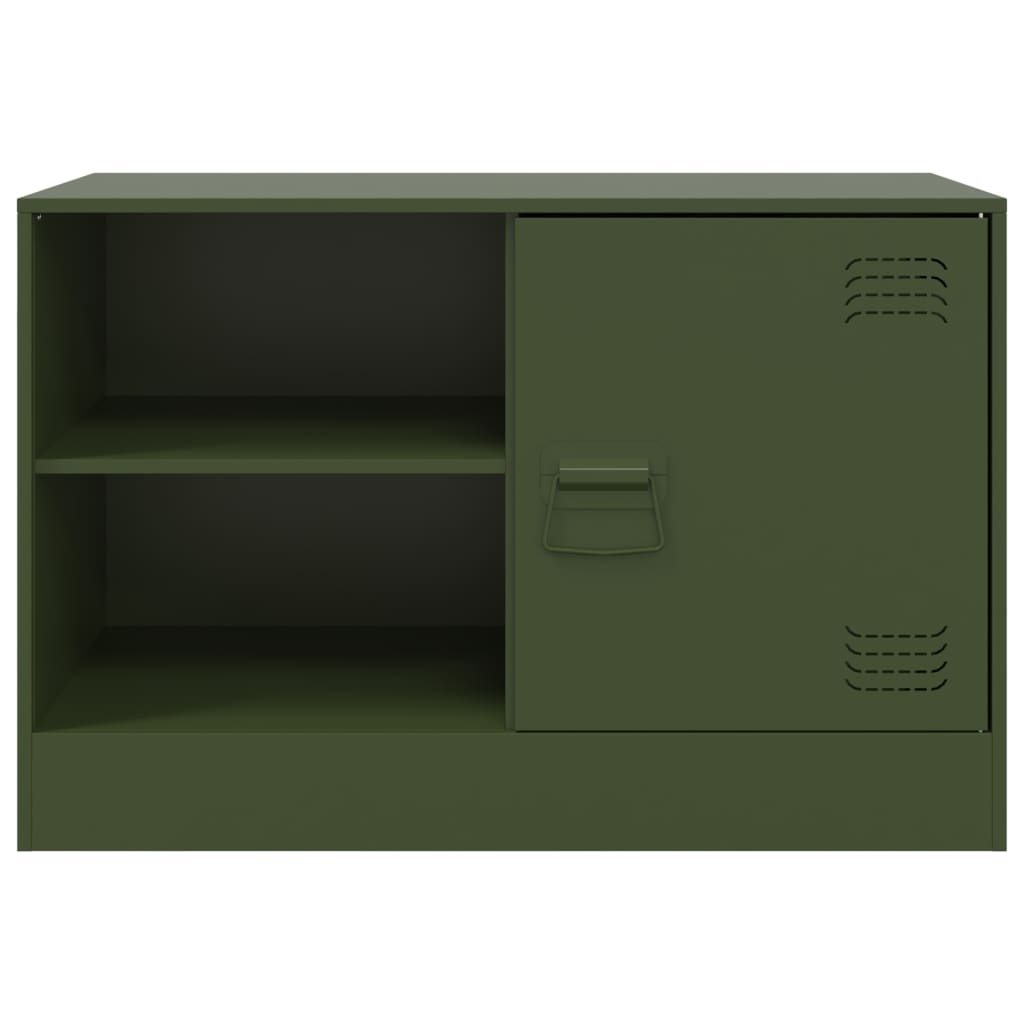 TV ormarići 2 kom maslinastozeleni 67 x 39 x 44 cm čelični