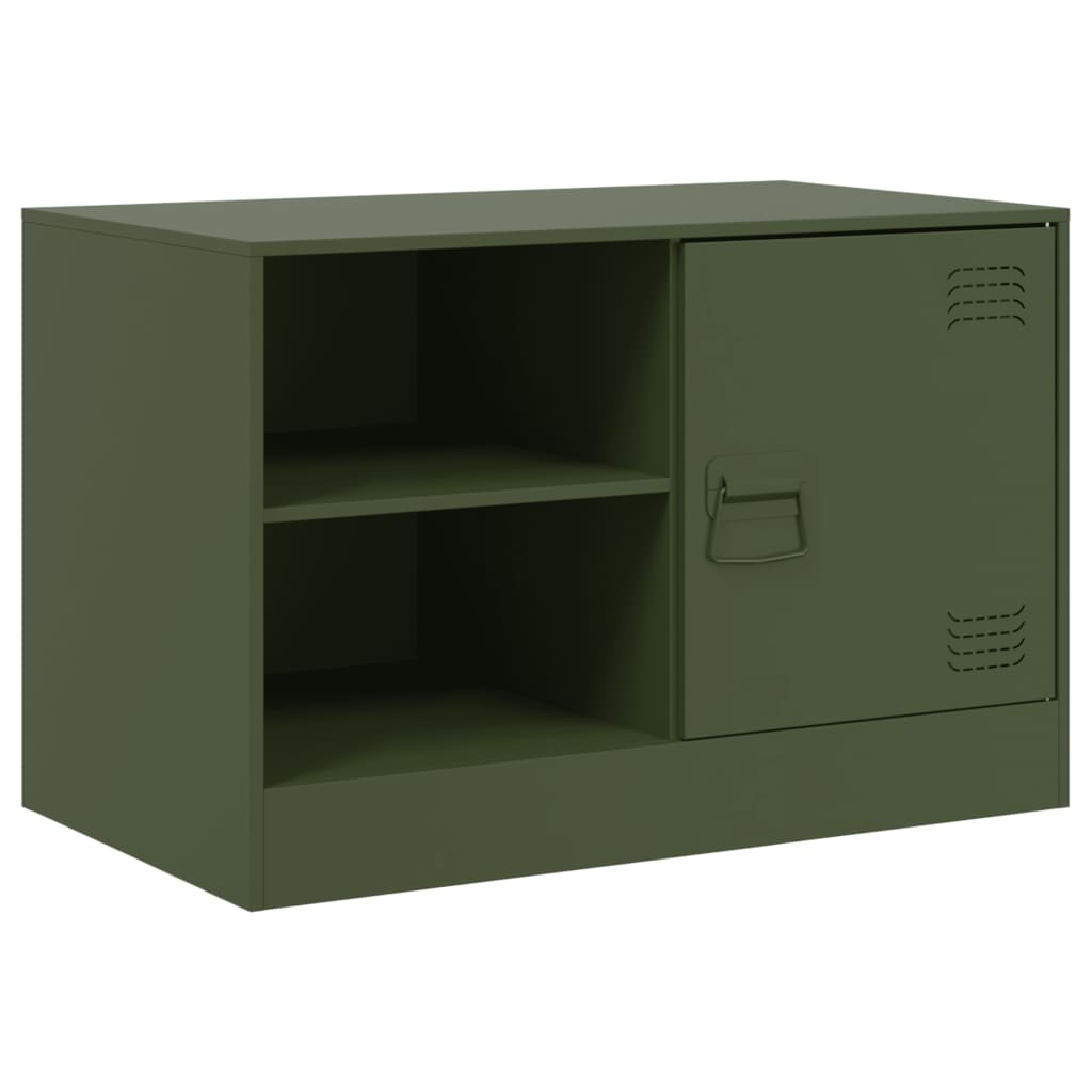 TV ormarići 2 kom maslinastozeleni 67 x 39 x 44 cm čelični