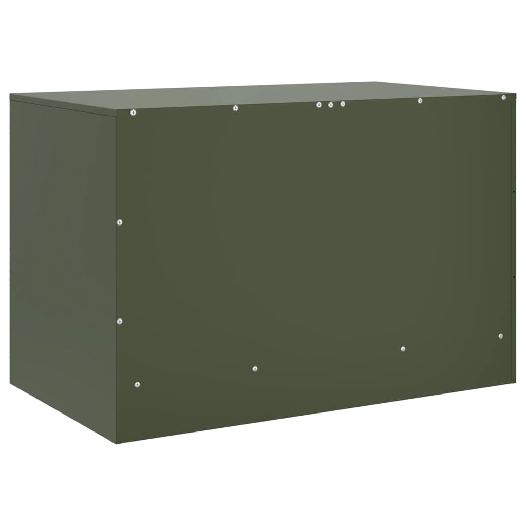 TV ormarići 2 kom maslinastozeleni 67 x 39 x 44 cm čelični