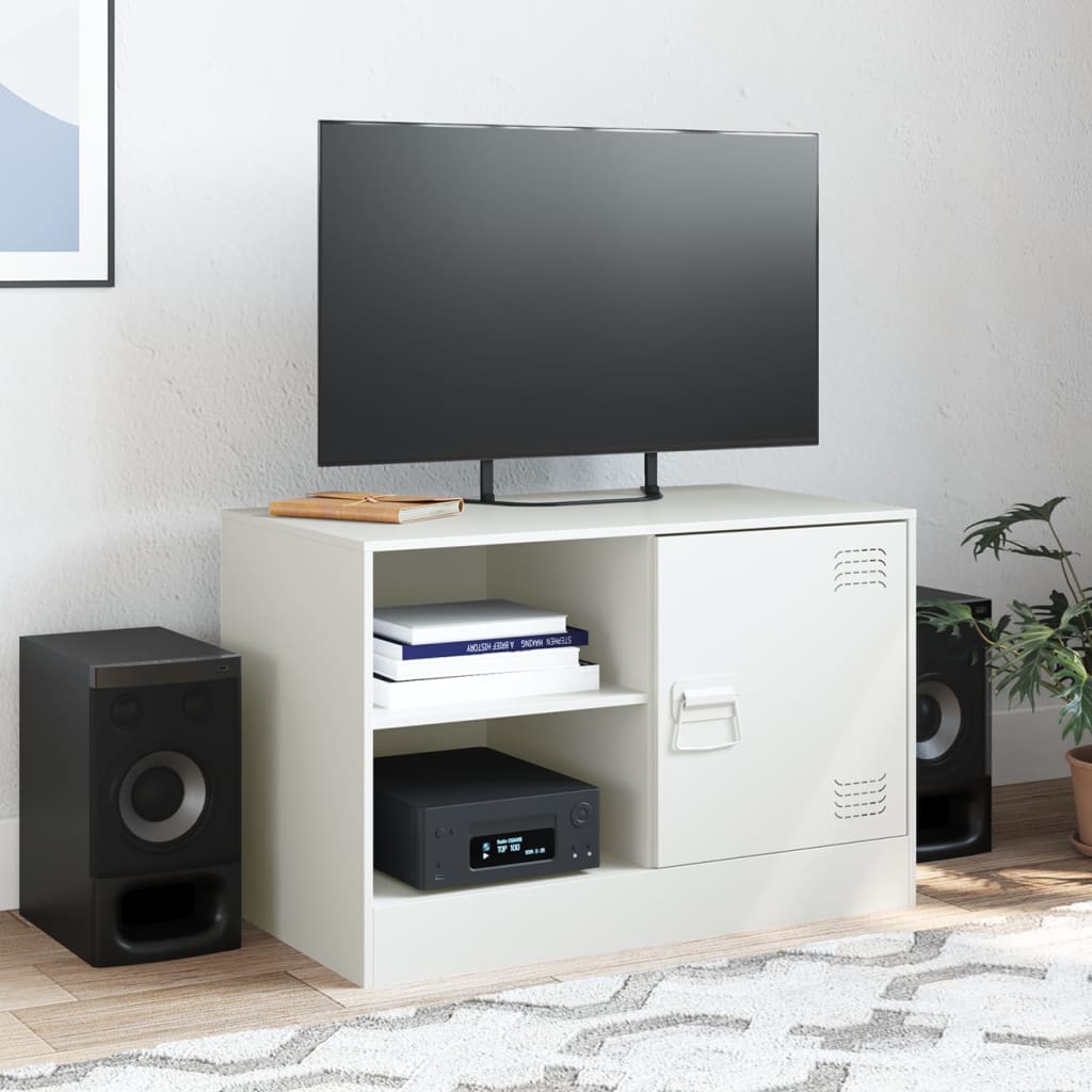 TV ormarić bijeli 67 x 39 x 44 cm čelični