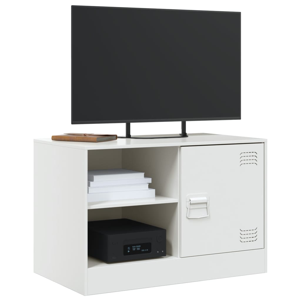 TV ormarić bijeli 67 x 39 x 44 cm čelični